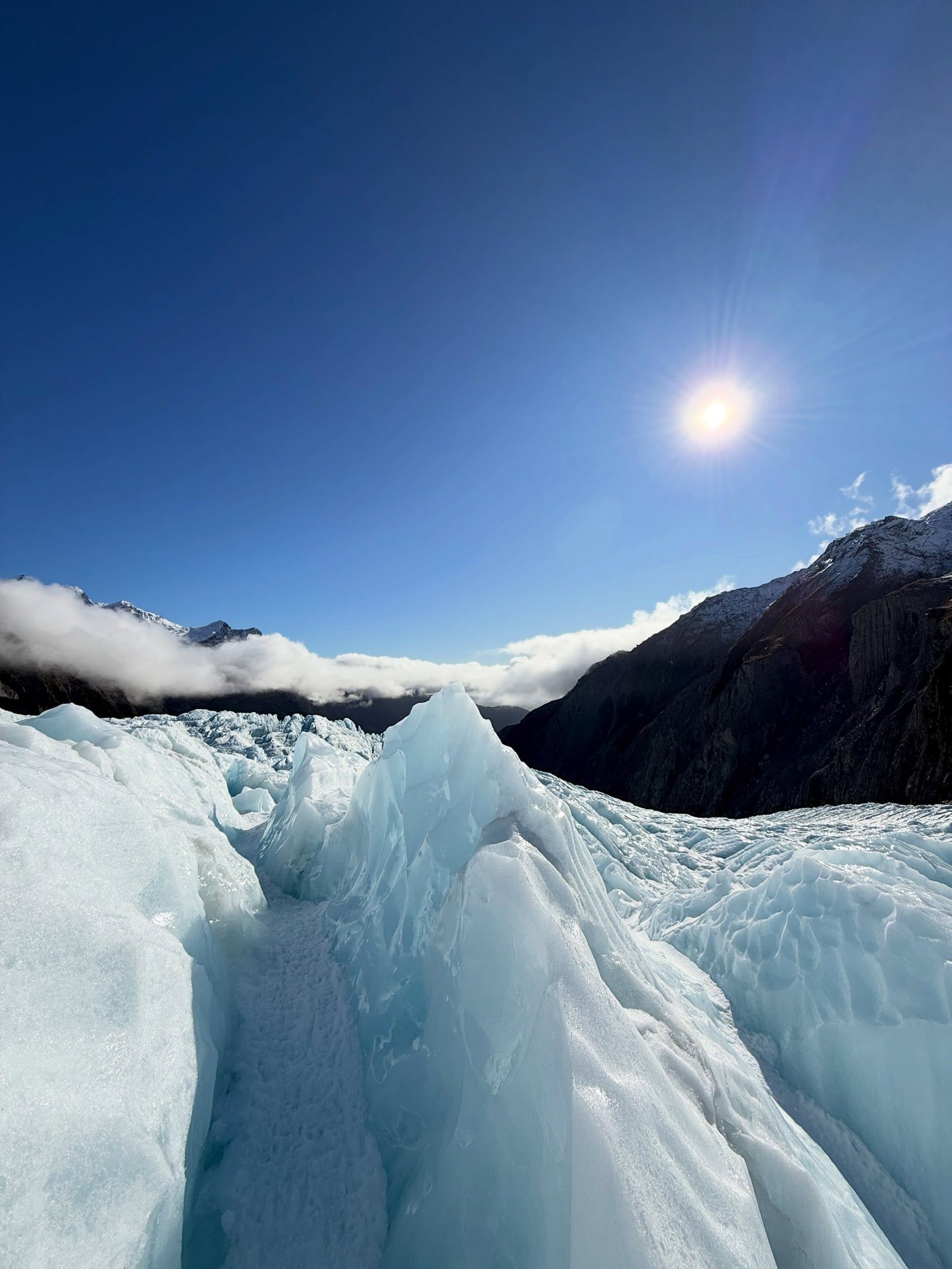 Ansicht von Franz-Josef-Gletscher