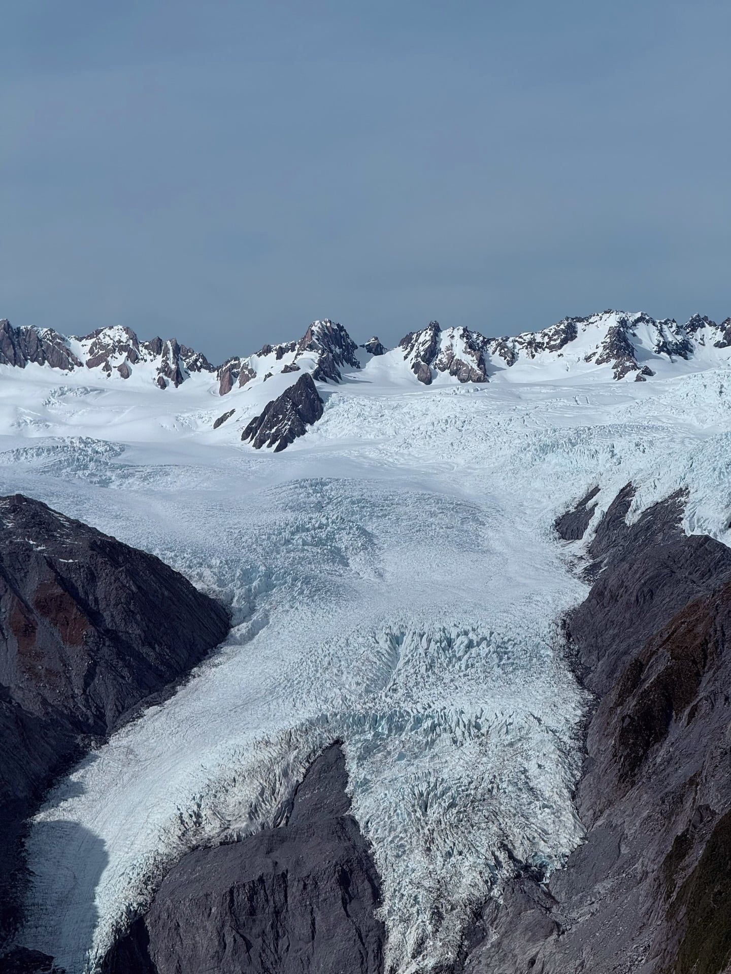 Ansicht von Franz-Josef-Gletscher