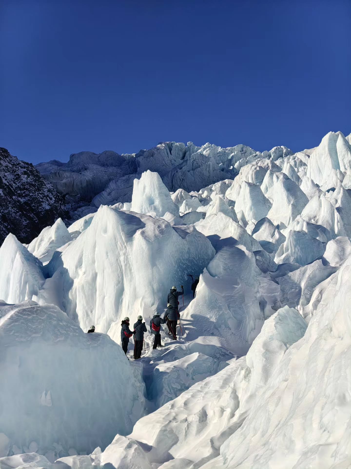 Franz Josef Glacier tour visitor photo