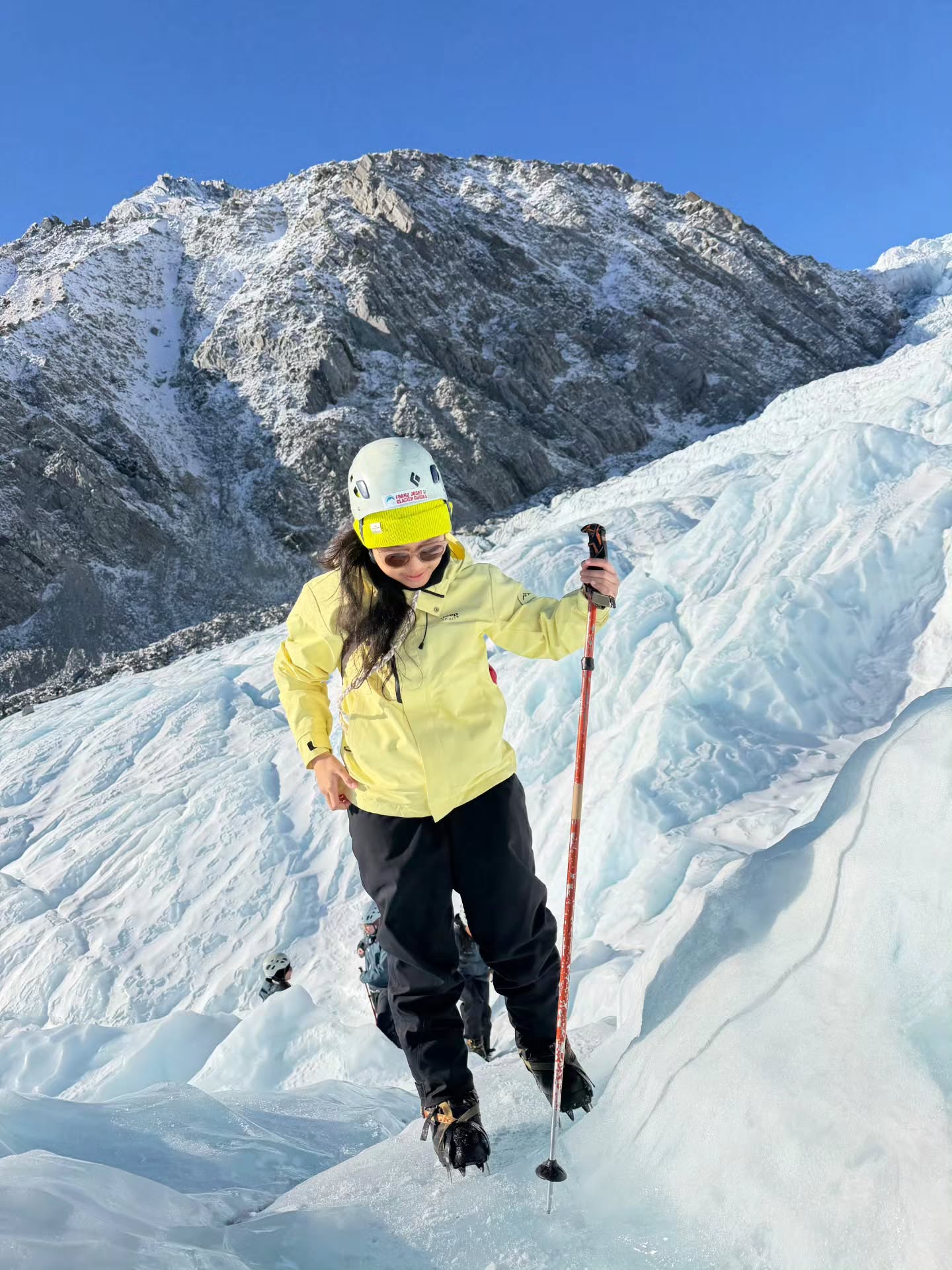 Franz Josef Glacier tour visitor photo